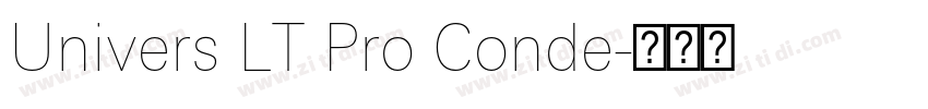 Univers LT Pro Conde字体转换 Univers LT Pro Conde字体转换